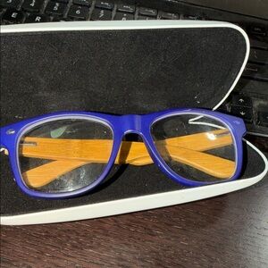 Bamboo Wood Sunglasses unisex Eyewear Carpentier Clear Lens SILVANO Glasses